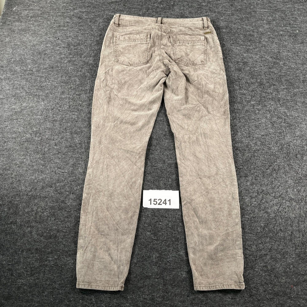 Prana Corduroy Pants Womens 6 Brown Cotton Stretch 5-Pockets Casual Outdoor